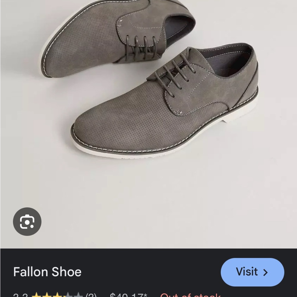 Steve Madden Fallon Gray Men's Shoes